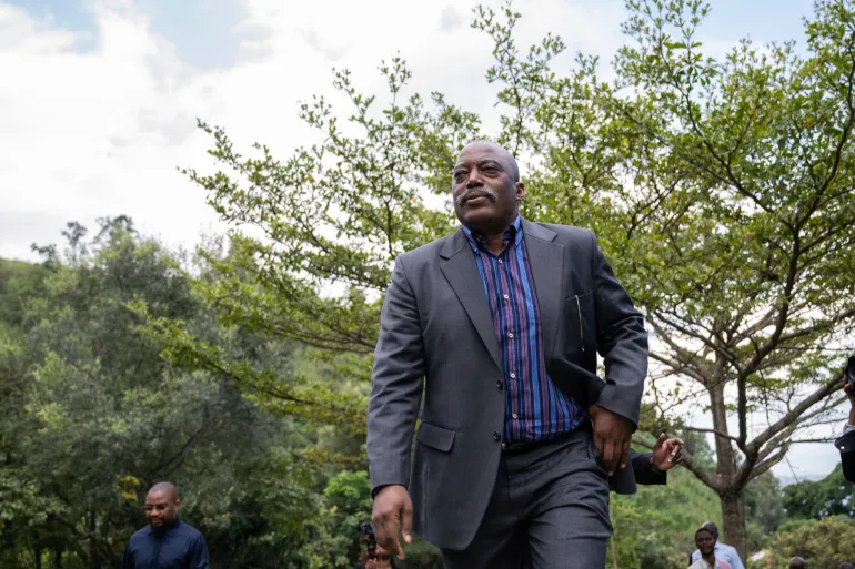 Supporters of ex-DRC President Kabila denounce proposed death penalty as ‘sham'